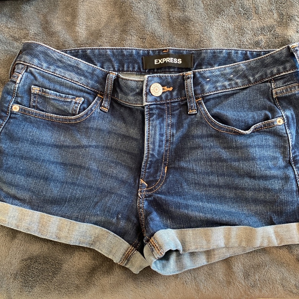 Express Jean Low Rise Shorts